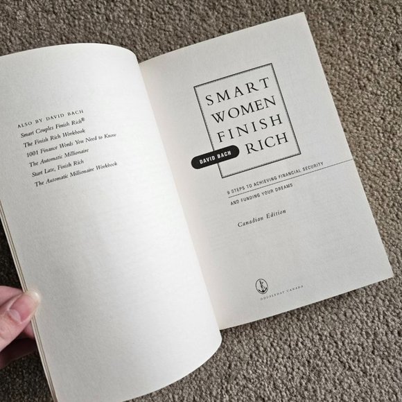 4/$25 Smart Women Finish Rich by‎ David Bach - Paperback - Picture 2 of 5